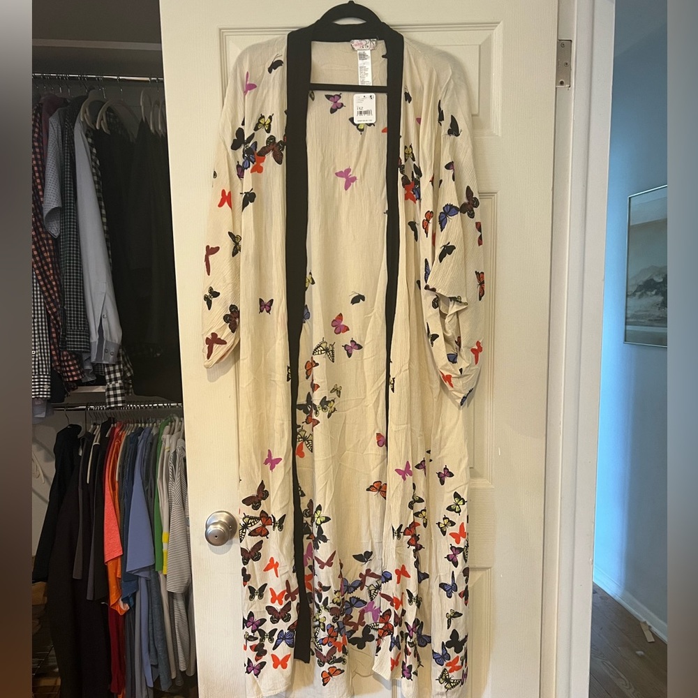 COPY - Free people women’s butterfly kimono duster